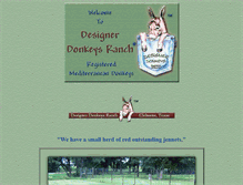 Tablet Screenshot of designerdonkeys.com